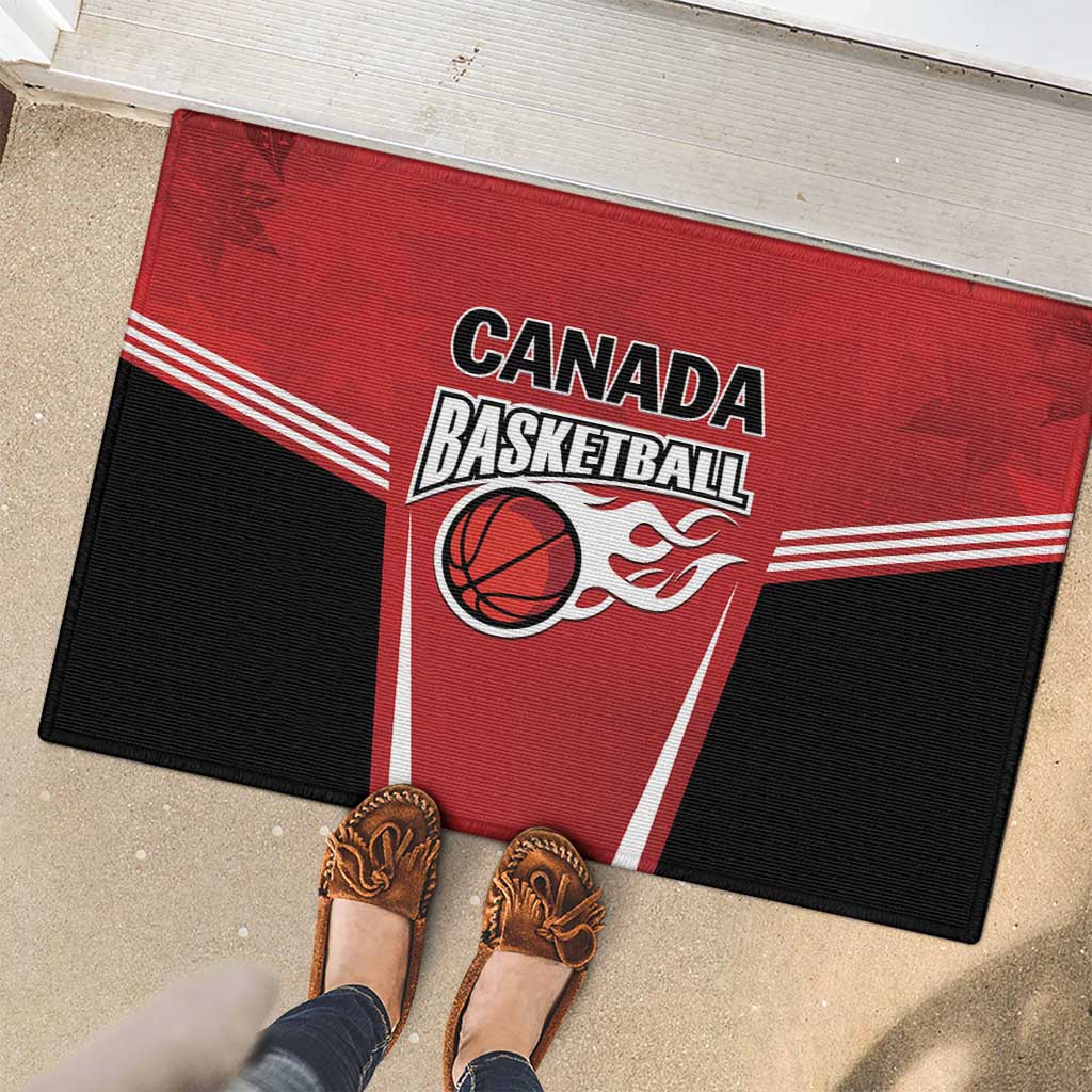 Canada Basketball Rubber Doormat Dream Because I Can