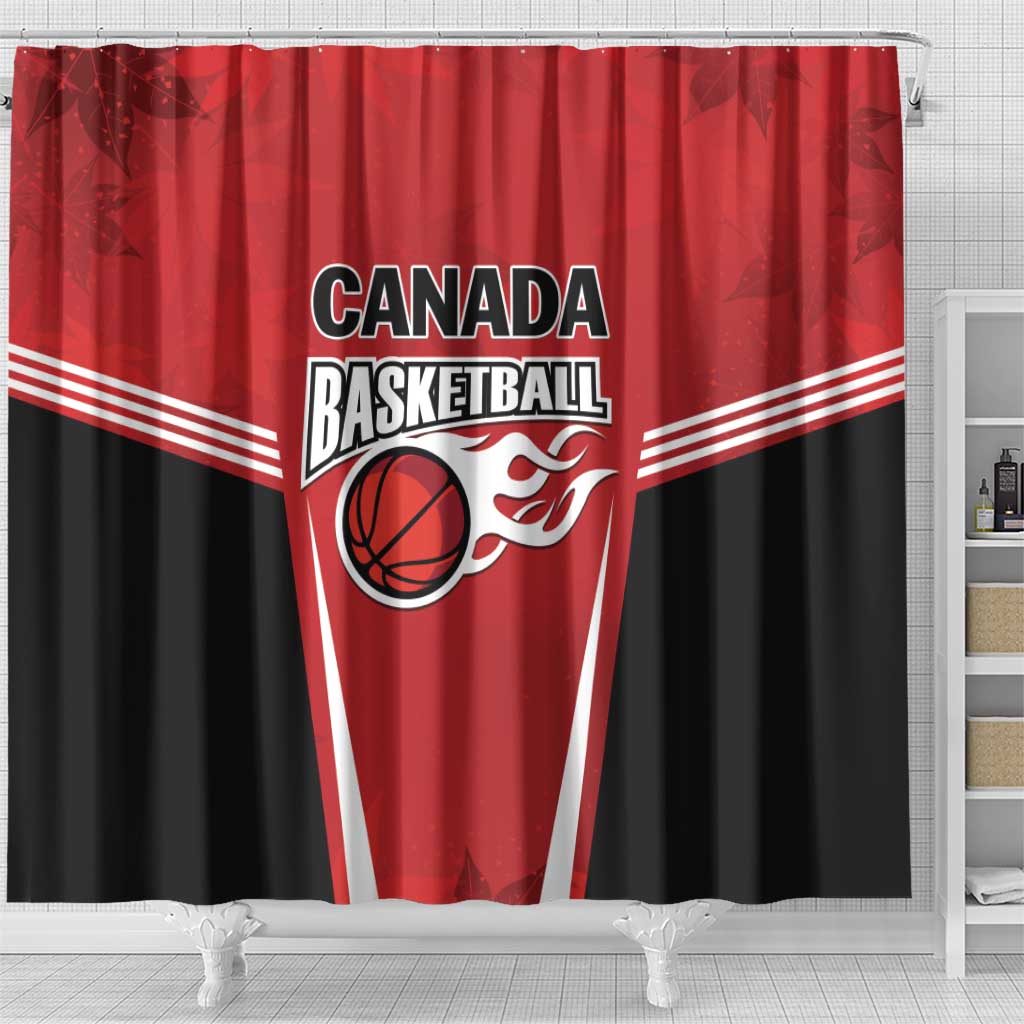 Canada Basketball Shower Curtain Dream Because I Can