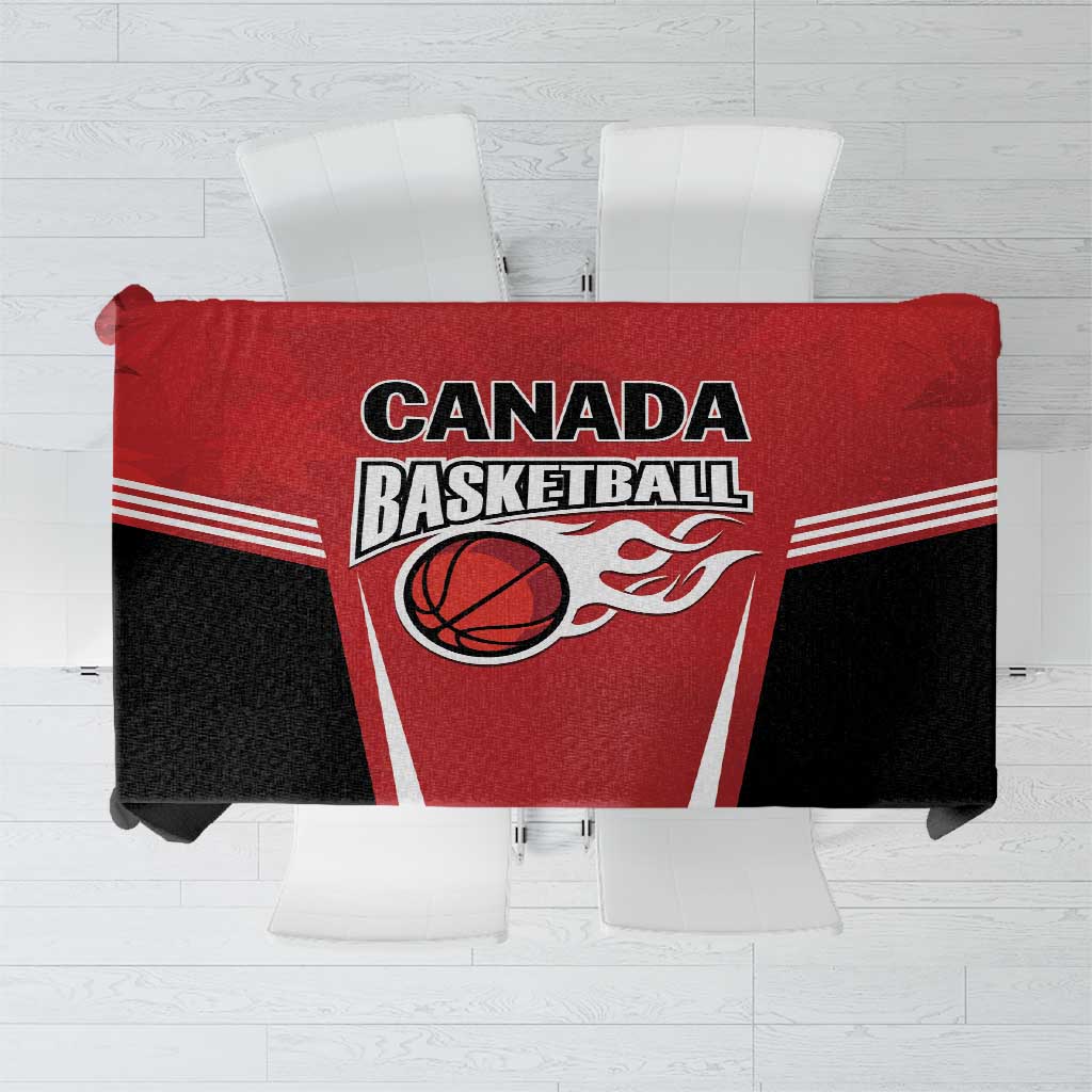 Canada Basketball Tablecloth Dream Because I Can