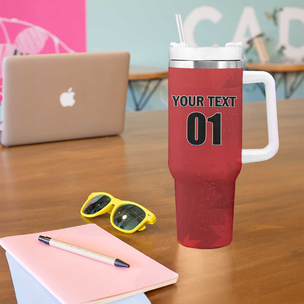 Custom Canada Basketball Tumbler With Handle Dream Because I Can