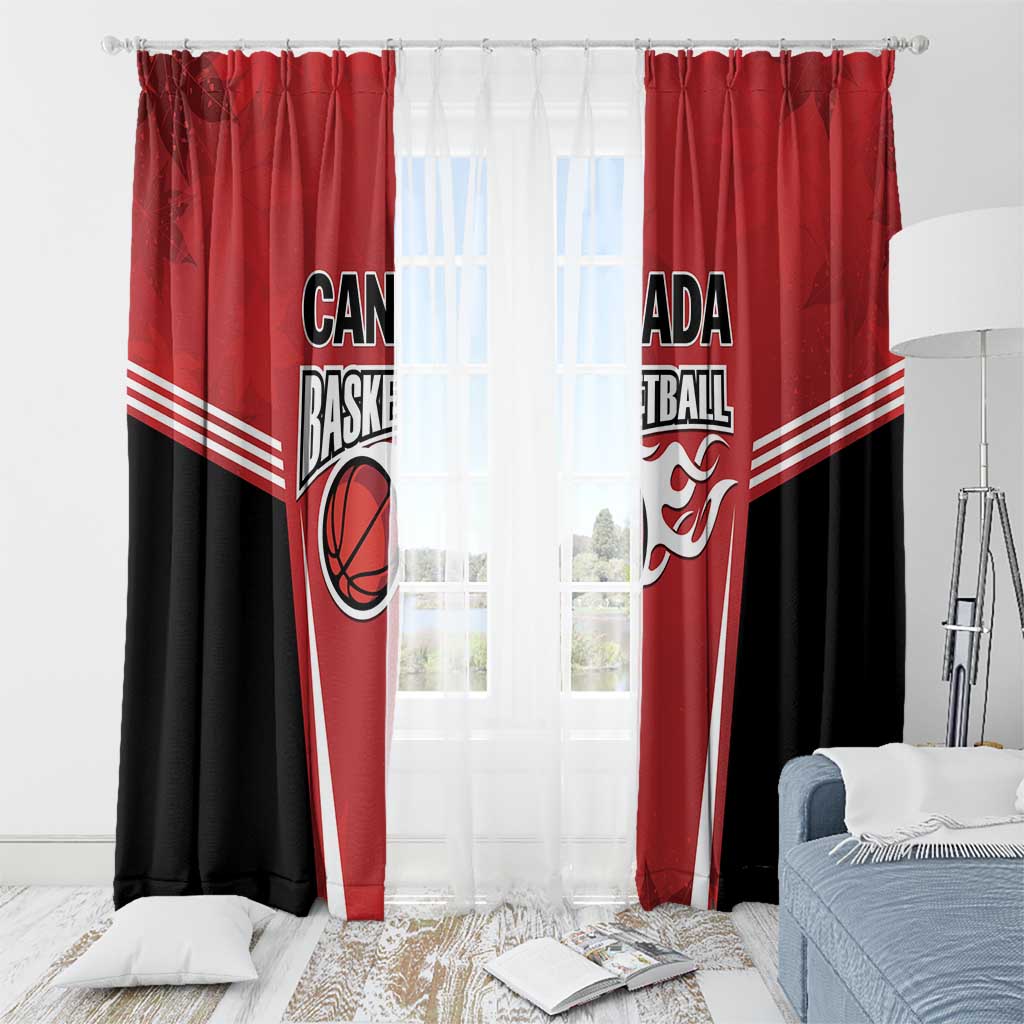 Canada Basketball Window Curtain Dream Because I Can