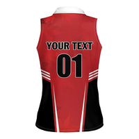 Custom Canada Basketball Women Sleeveless Polo Shirt Dream Because I Can