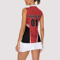 Custom Canada Basketball Women Sleeveless Polo Shirt Dream Because I Can