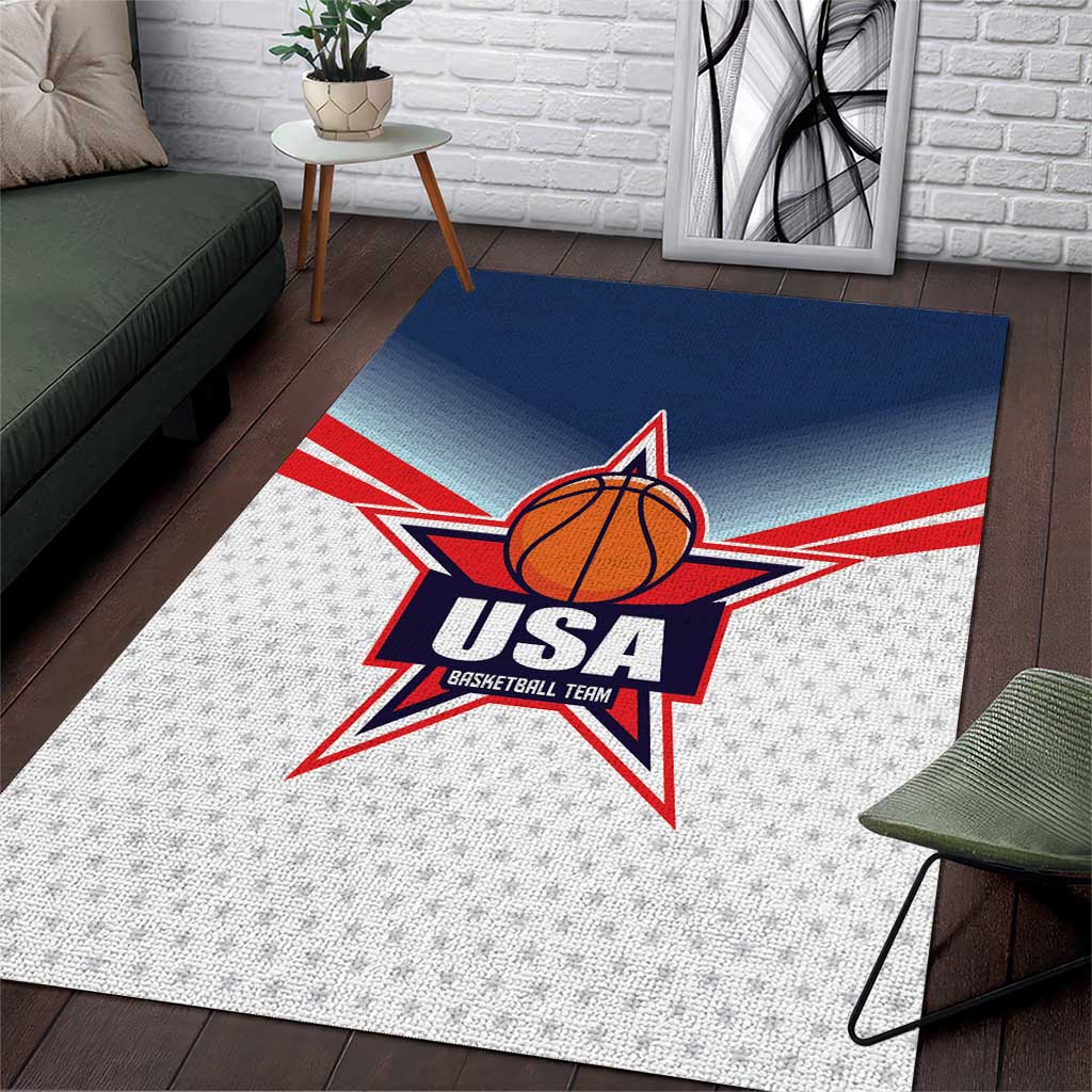 USA Basketball Team Area Rug Shine Like Stars