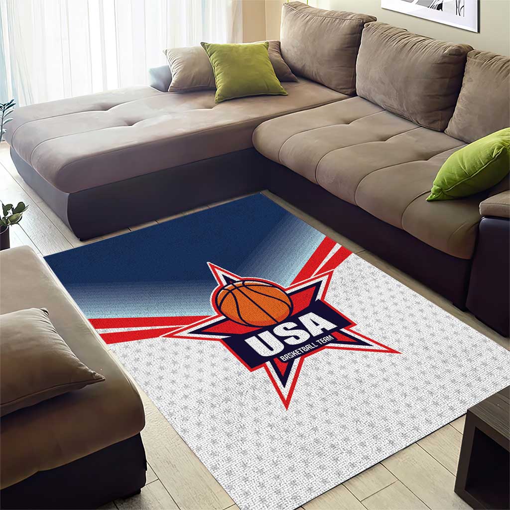 USA Basketball Team Area Rug Shine Like Stars