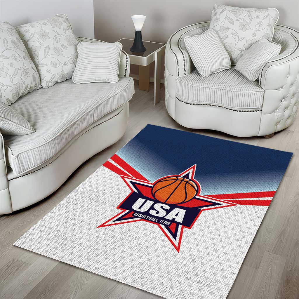 USA Basketball Team Area Rug Shine Like Stars