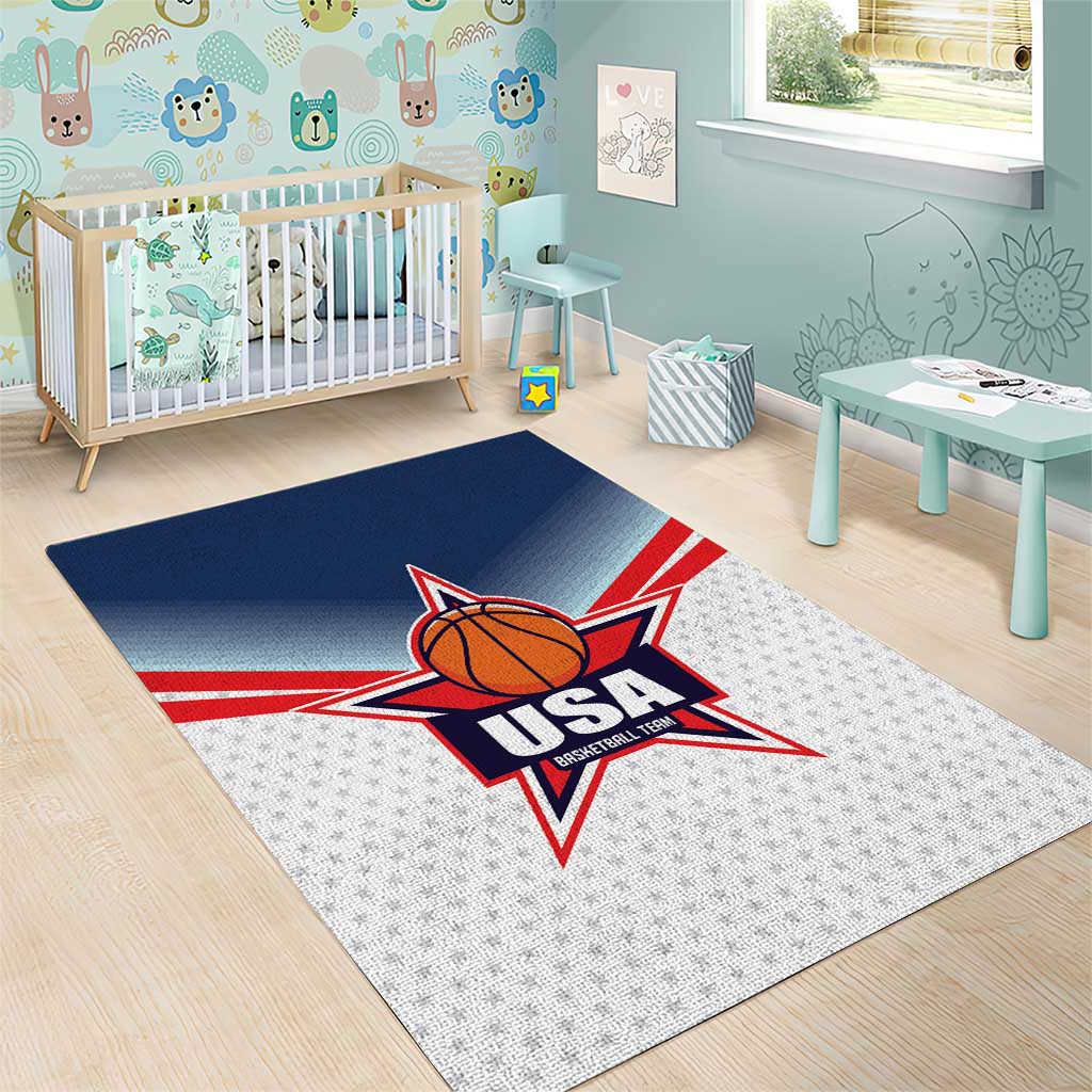 USA Basketball Team Area Rug Shine Like Stars