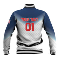 Custom USA Basketball Team Baseball Jacket Shine Like Stars