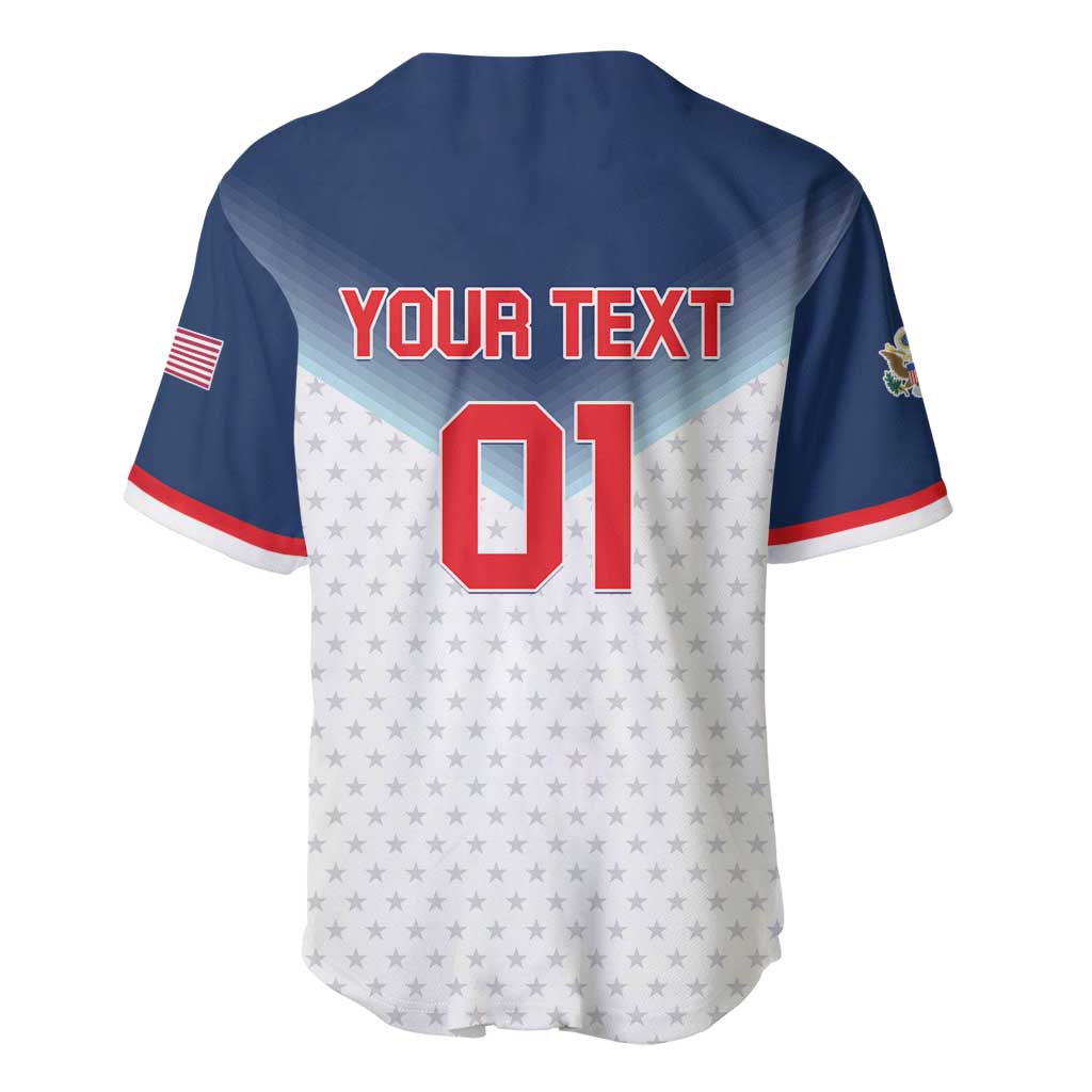 Custom USA Basketball Team Baseball Jersey Shine Like Stars