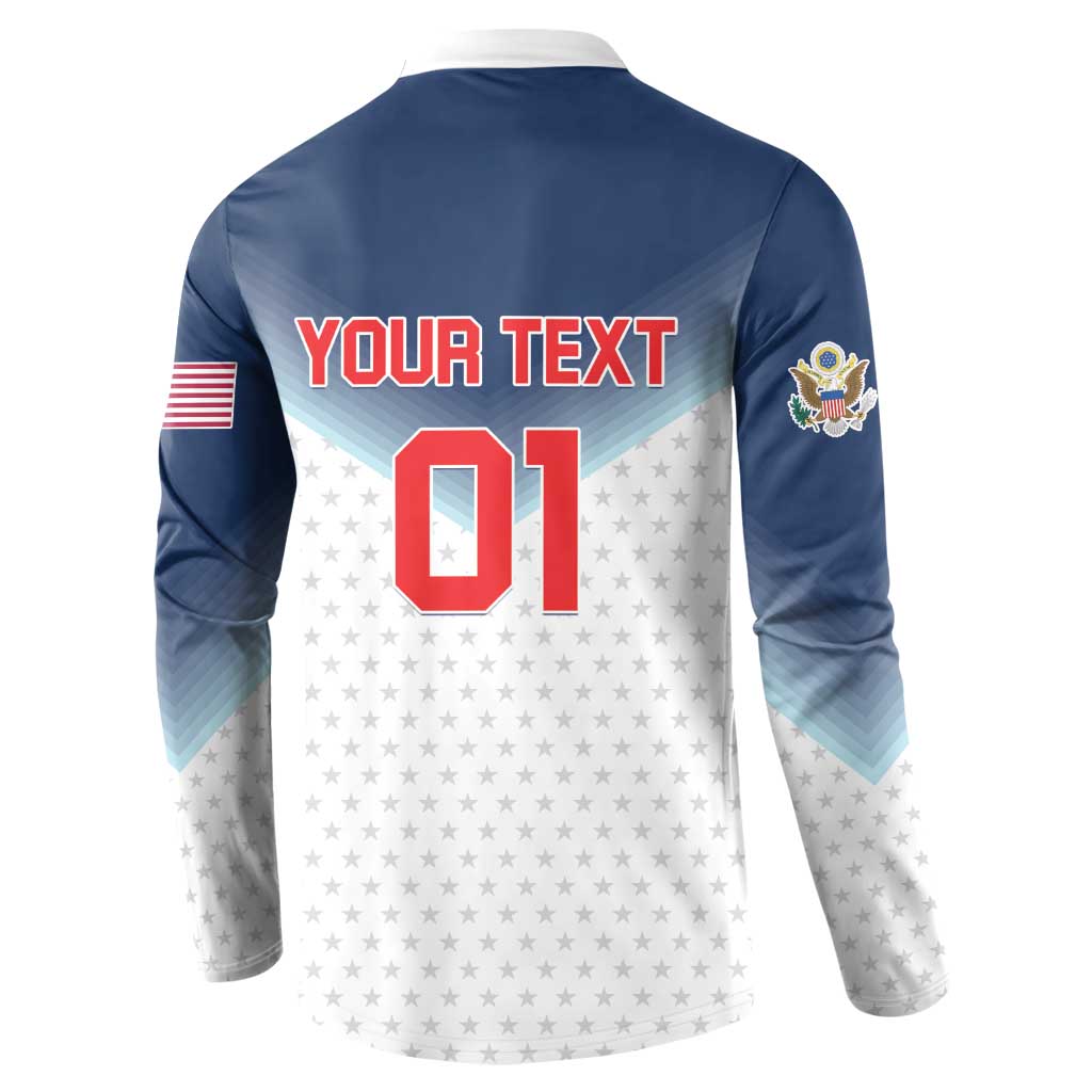 Custom USA Basketball Team Button Sweatshirt Shine Like Stars