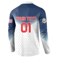 Custom USA Basketball Team Button Sweatshirt Shine Like Stars