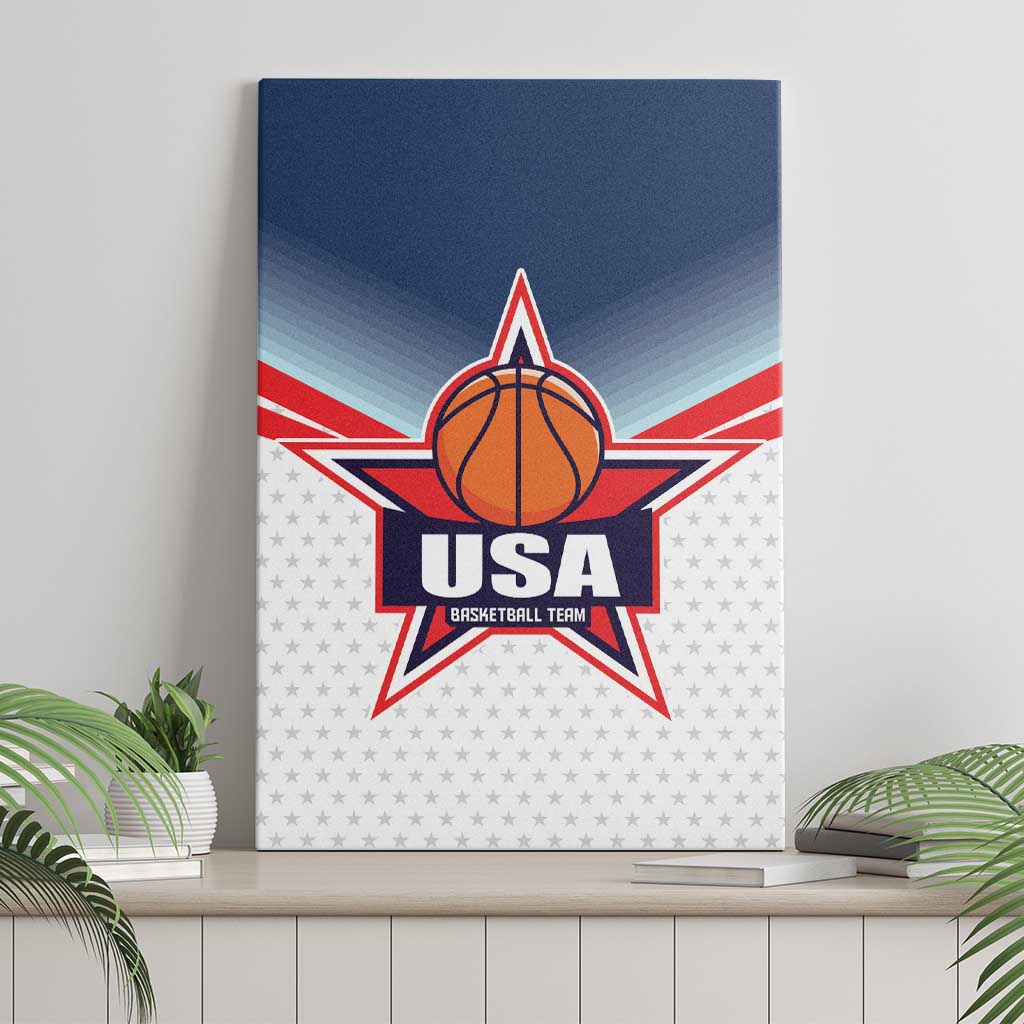 USA Basketball Team Canvas Wall Art Shine Like Stars