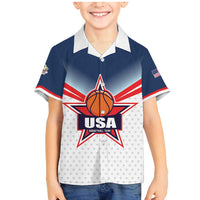 Custom USA Basketball Team Family Matching Mermaid Dress and Hawaiian Shirt Shine Like Stars