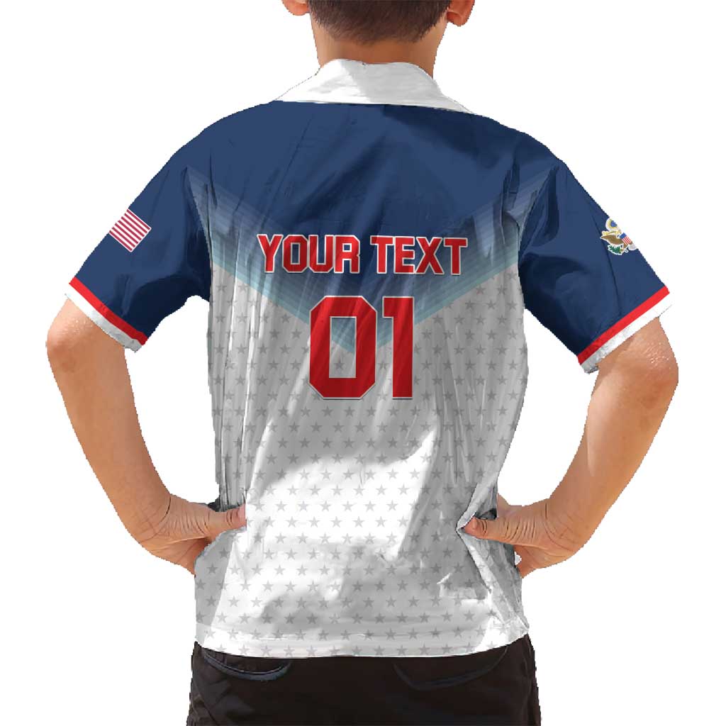 Custom USA Basketball Team Family Matching Off Shoulder Maxi Dress and Hawaiian Shirt Shine Like Stars