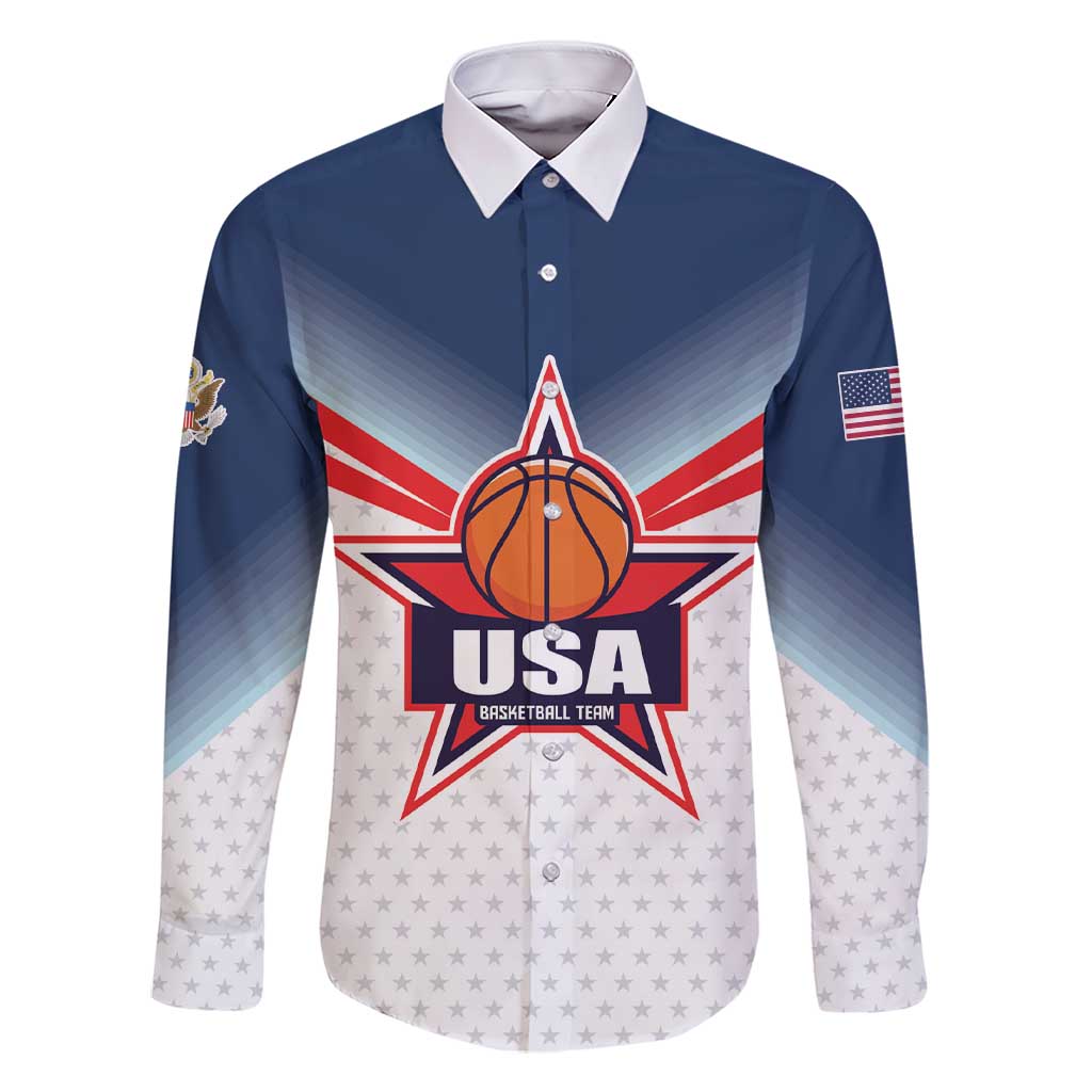 Custom USA Basketball Team Family Matching Short Sleeve Bodycon Dress and Hawaiian Shirt Shine Like Stars