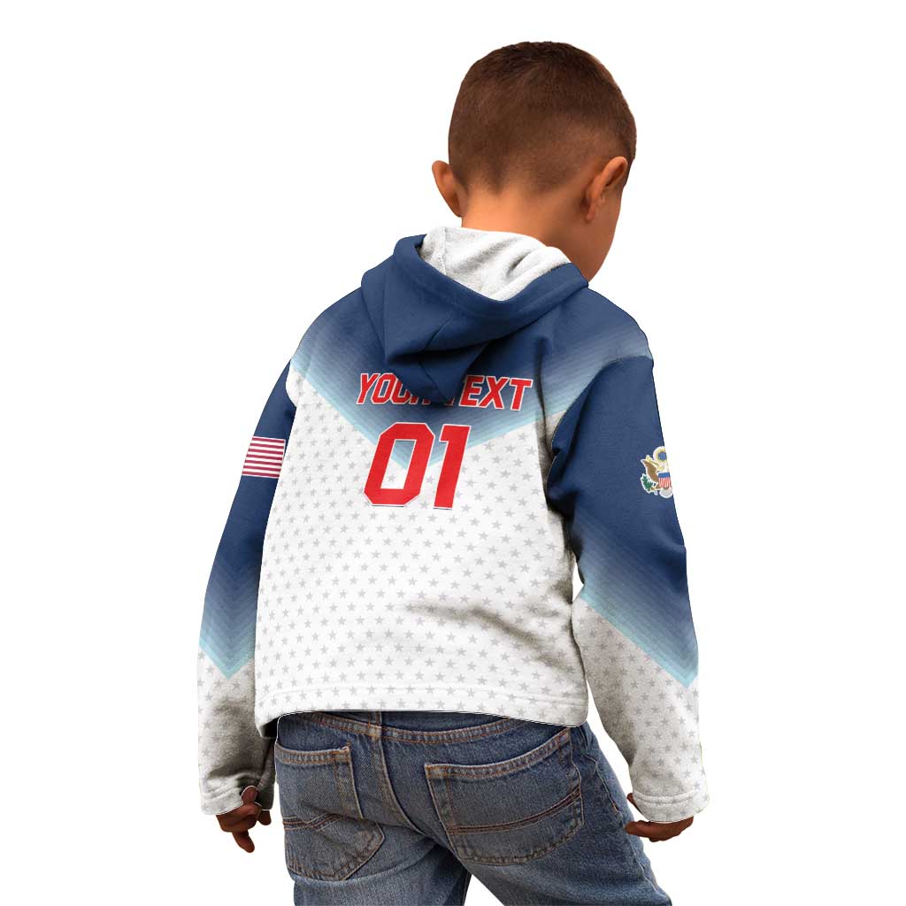 Custom USA Basketball Team Kid Hoodie Shine Like Stars