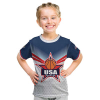 Custom USA Basketball Team Kid T Shirt Shine Like Stars