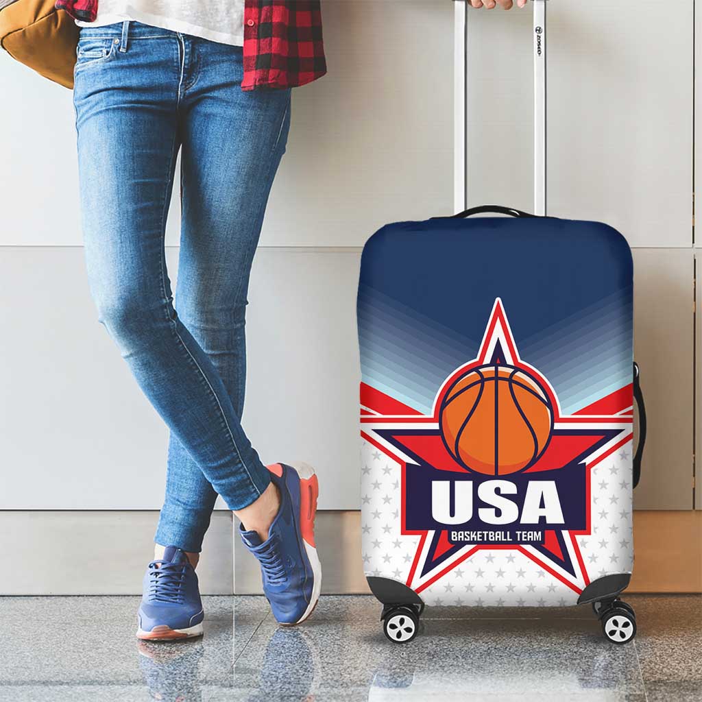 USA Basketball Team Luggage Cover Shine Like Stars