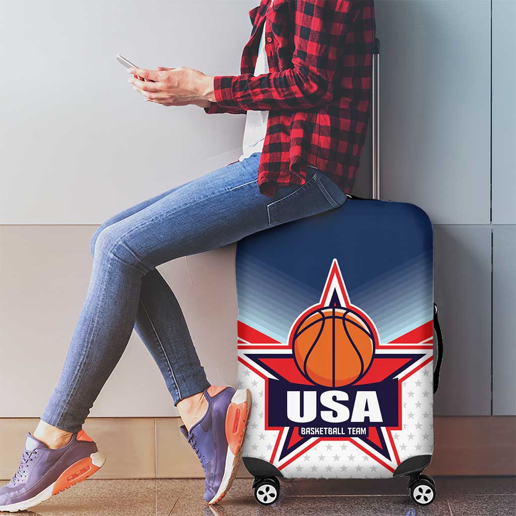USA Basketball Team Luggage Cover Shine Like Stars