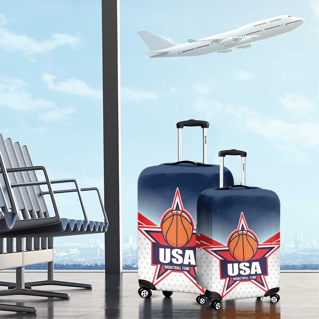 USA Basketball Team Luggage Cover Shine Like Stars