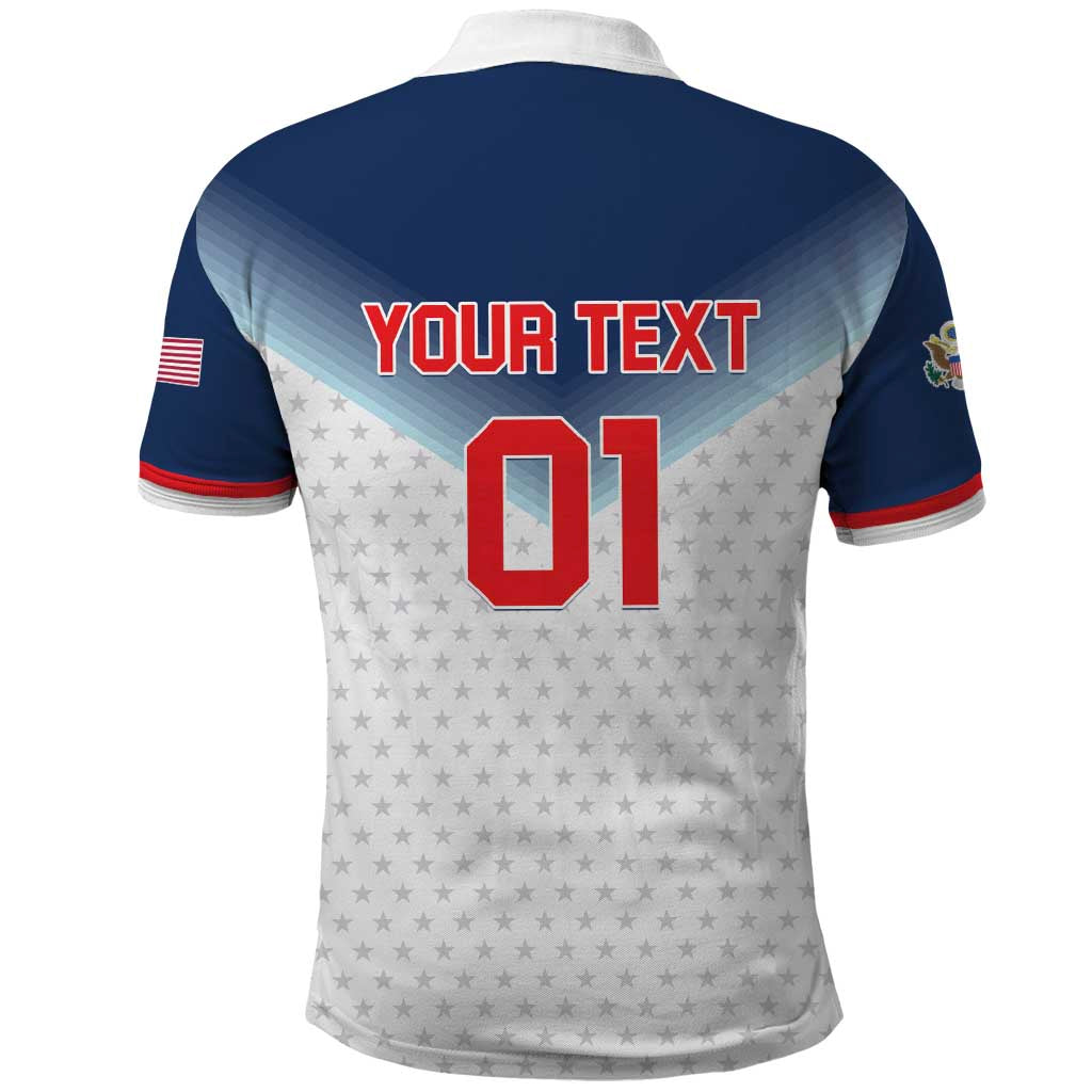 Custom USA Basketball Team Polo Shirt Shine Like Stars