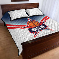 USA Basketball Team Quilt Bed Set Shine Like Stars