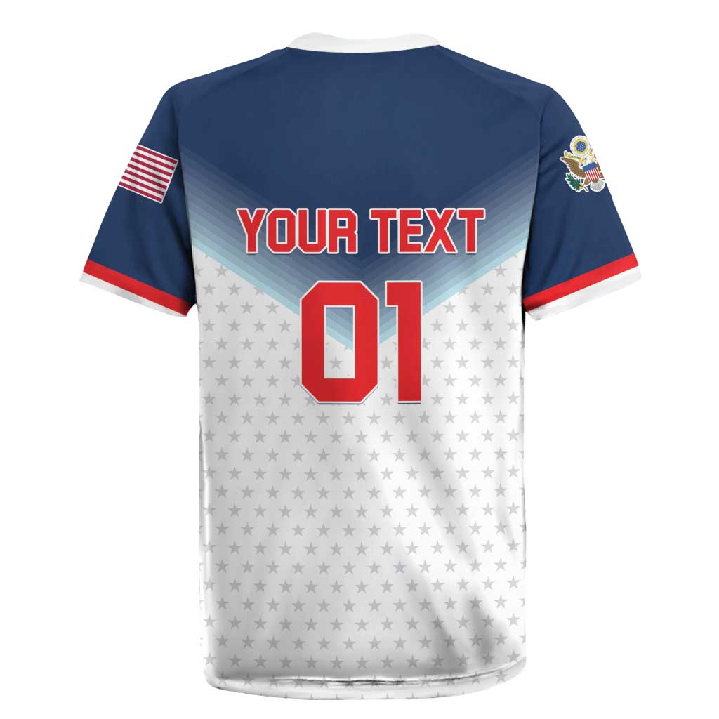 Custom USA Basketball Team Rugby Jersey Shine Like Stars