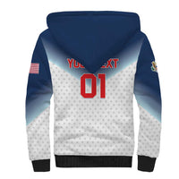 Custom USA Basketball Team Sherpa Hoodie Shine Like Stars