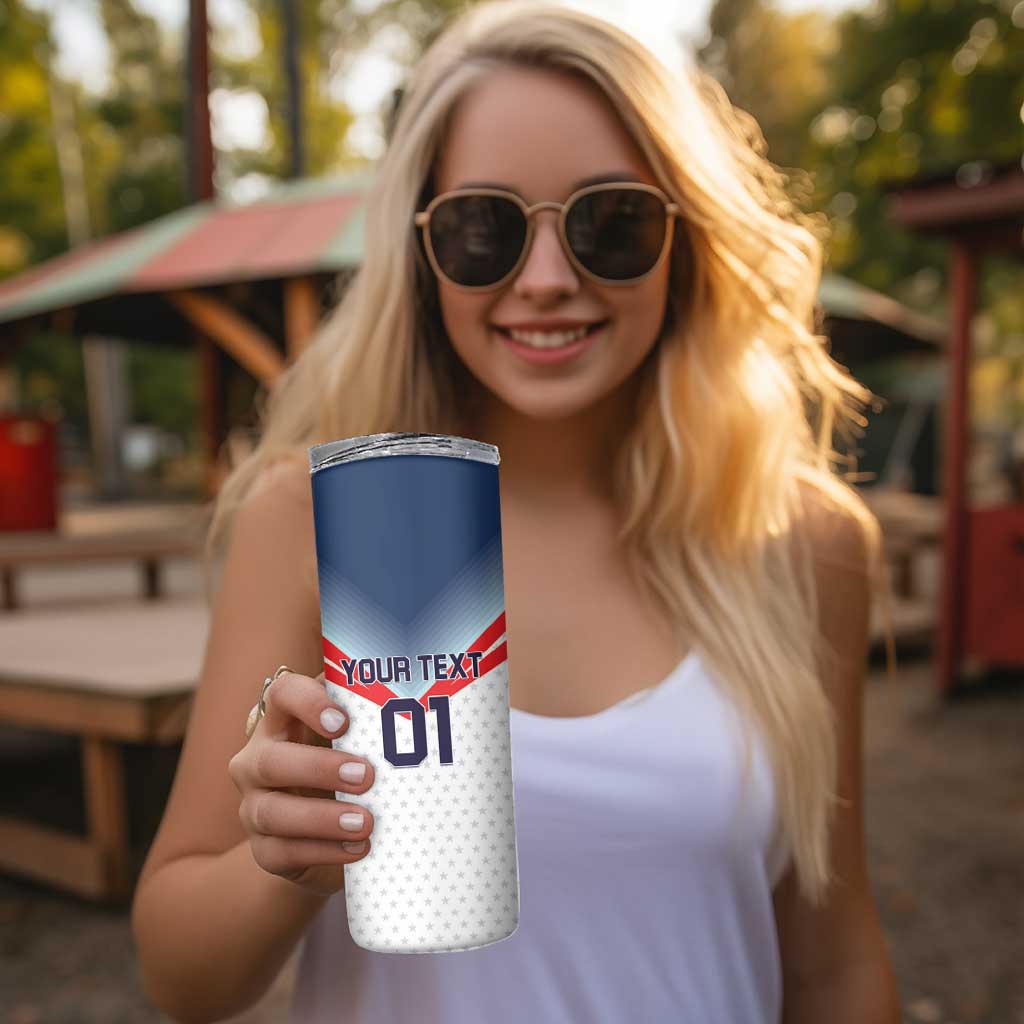 Custom USA Basketball Team Skinny Tumbler Shine Like Stars