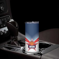 Custom USA Basketball Team Skinny Tumbler Shine Like Stars
