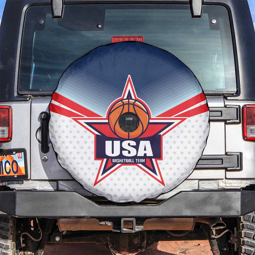 USA Basketball Team Spare Tire Cover Shine Like Stars