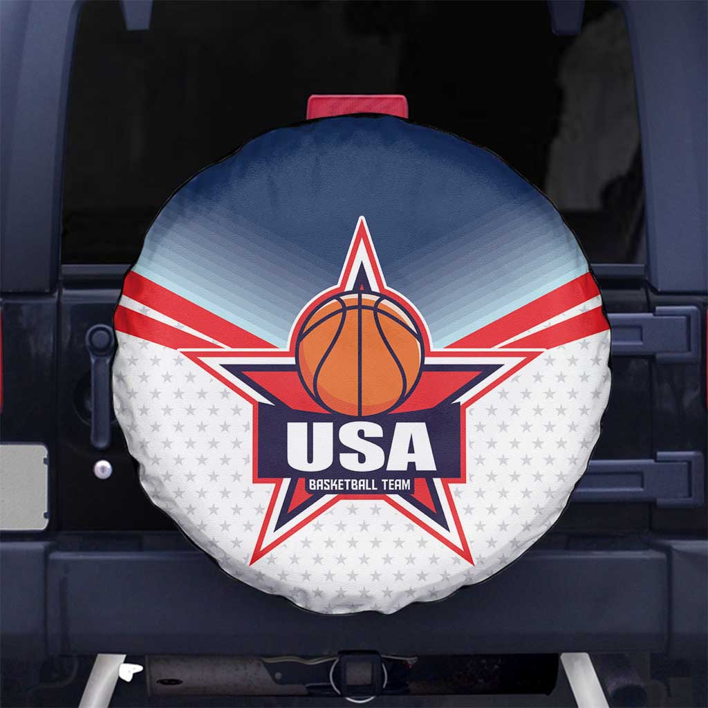 USA Basketball Team Spare Tire Cover Shine Like Stars