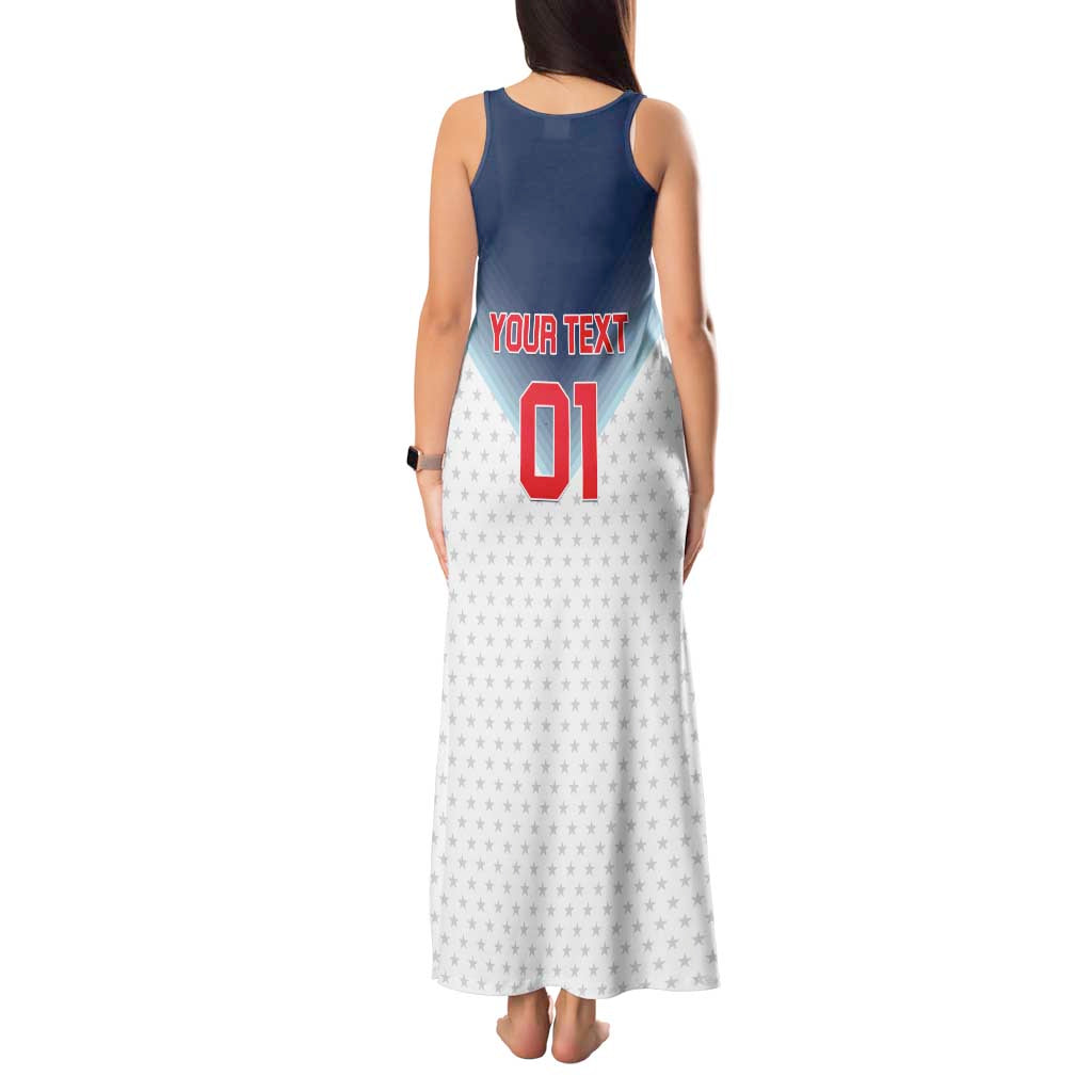 Custom USA Basketball Team Tank Maxi Dress Shine Like Stars