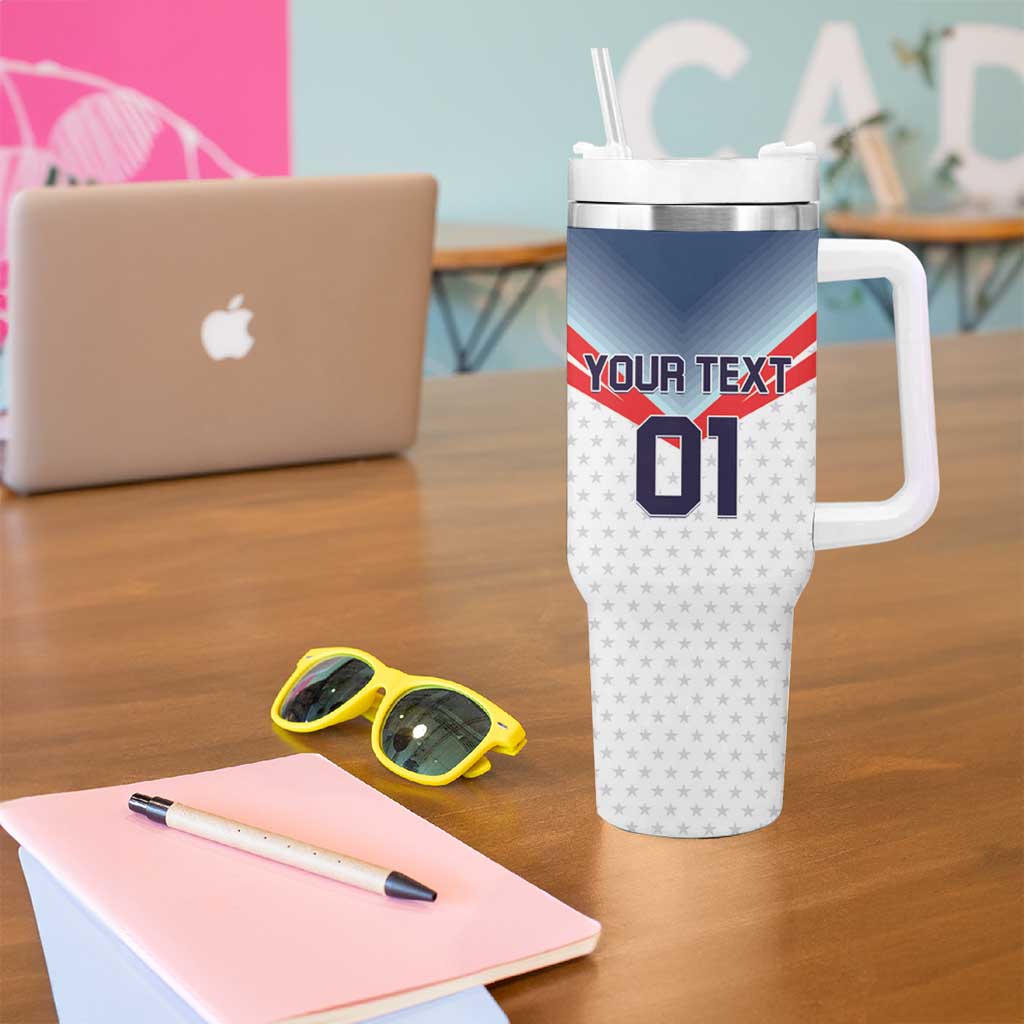 Custom USA Basketball Team Tumbler With Handle Shine Like Stars