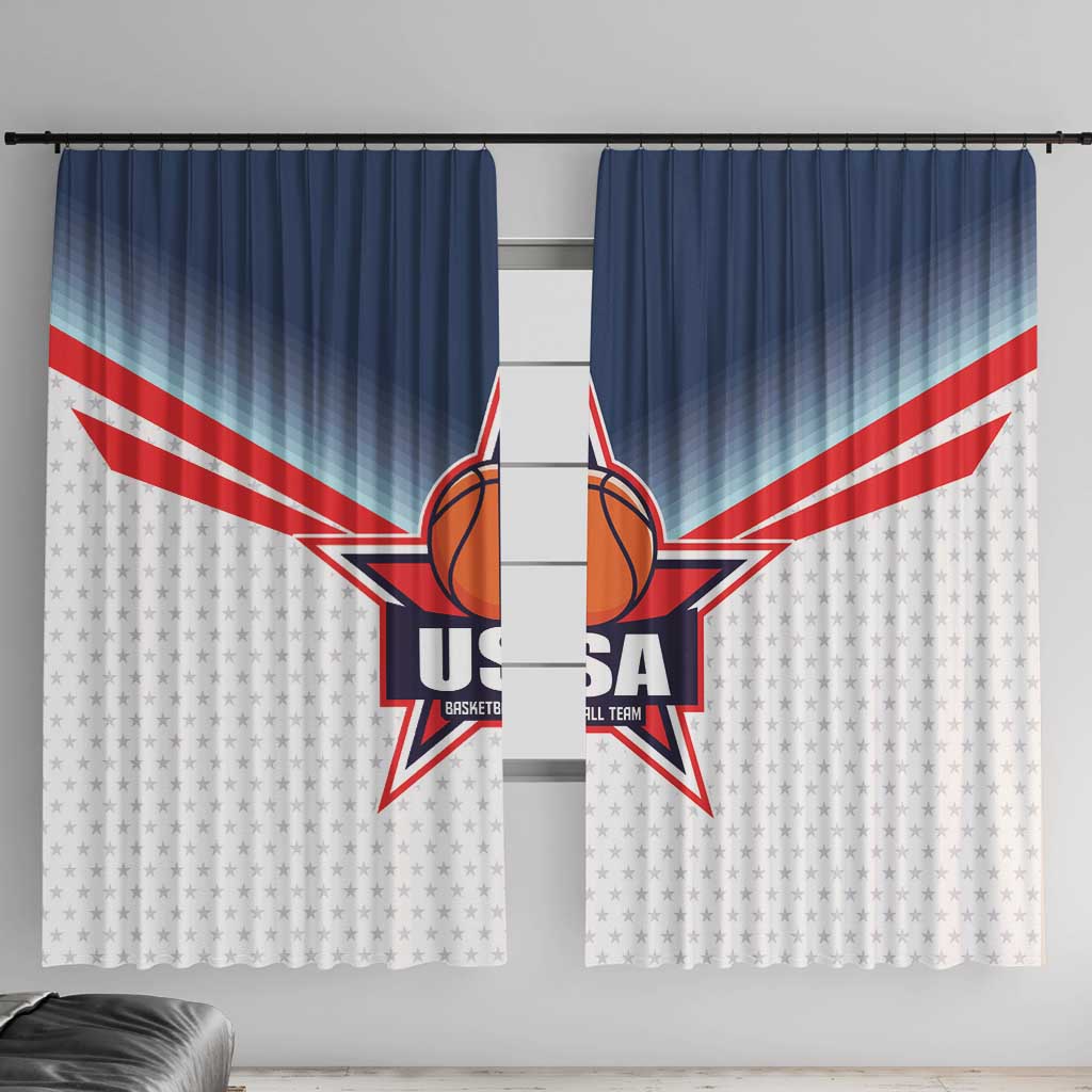 USA Basketball Team Window Curtain Shine Like Stars