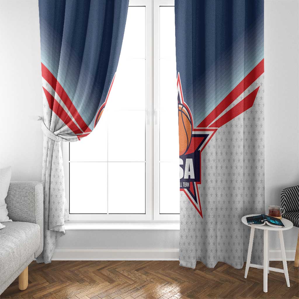 USA Basketball Team Window Curtain Shine Like Stars