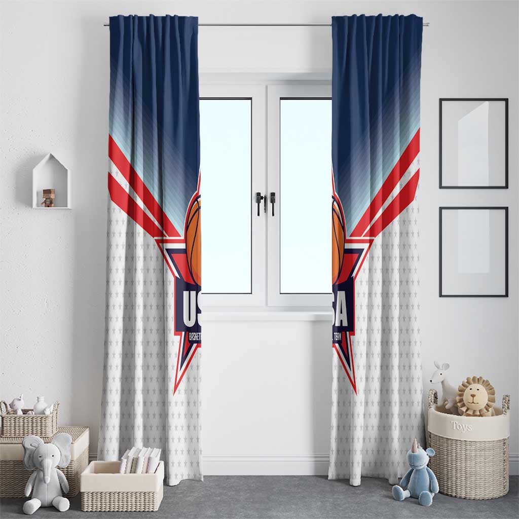 USA Basketball Team Window Curtain Shine Like Stars