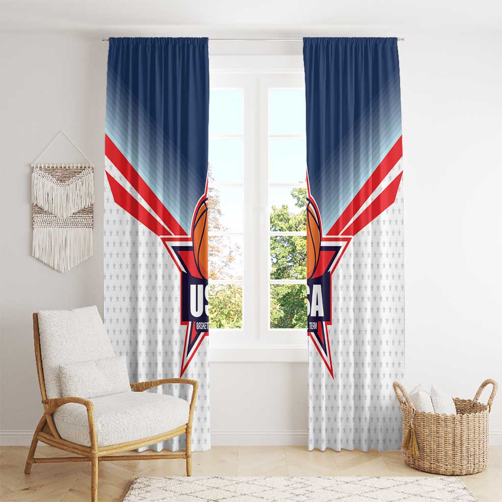 USA Basketball Team Window Curtain Shine Like Stars