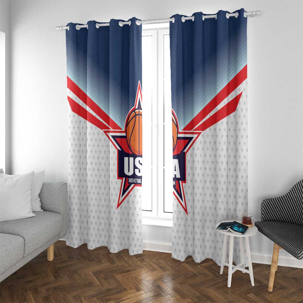 USA Basketball Team Window Curtain Shine Like Stars