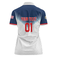 Custom USA Basketball Team Women Polo Shirt Shine Like Stars