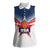 Custom USA Basketball Team Women Sleeveless Polo Shirt Shine Like Stars