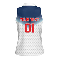 Custom USA Basketball Team Women Sleeveless Polo Shirt Shine Like Stars