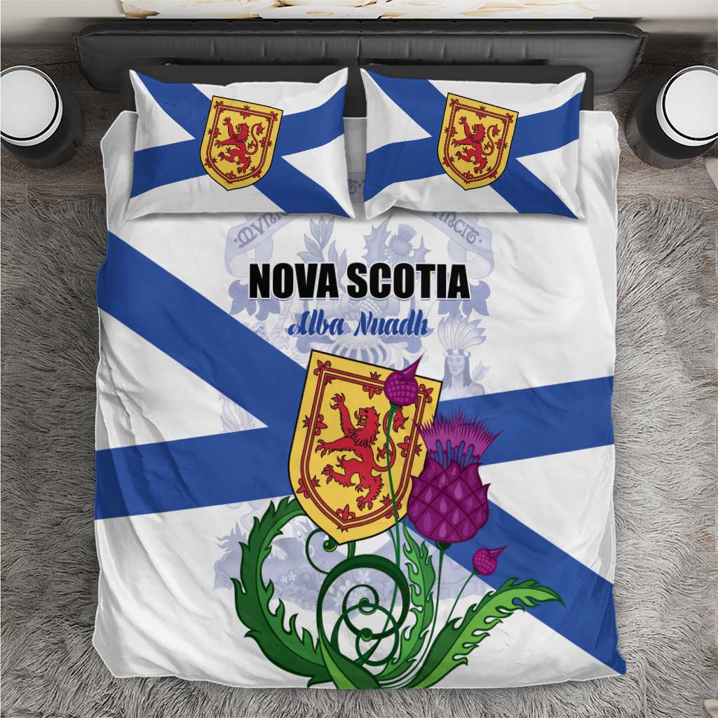 Canada Nova Scotia Province Bedding Set One Defends and The Other Conquers