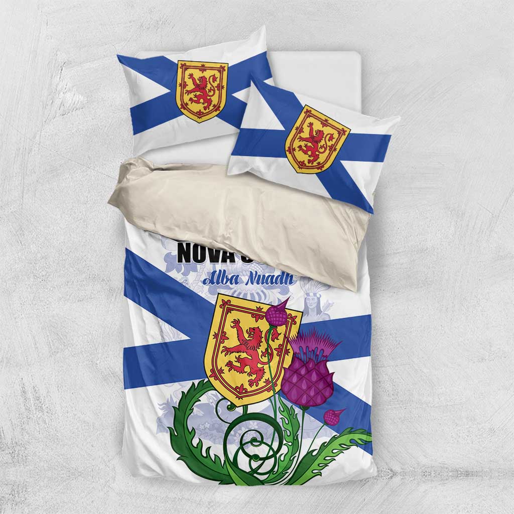 Canada Nova Scotia Province Bedding Set One Defends and The Other Conquers