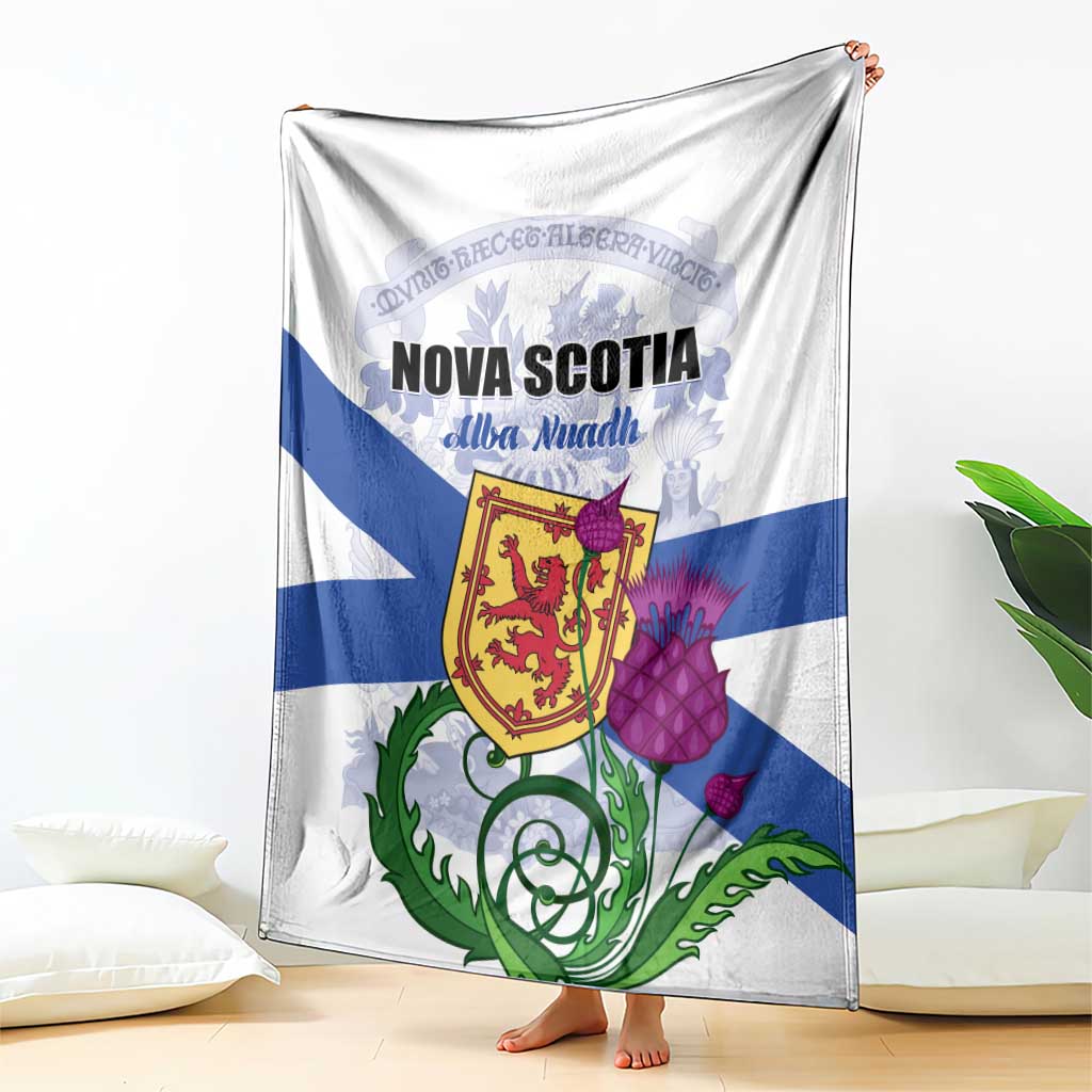 Canada Nova Scotia Province Blanket One Defends and The Other Conquers