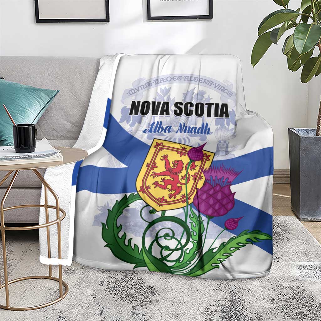 Canada Nova Scotia Province Blanket One Defends and The Other Conquers