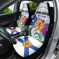 Canada Nova Scotia Province Car Seat Cover One Defends and The Other Conquers