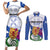 Personalized Canada Nova Scotia Province Couples Matching Short Sleeve Bodycon Dress and Long Sleeve Button Shirt One Defends and The Other Conquers