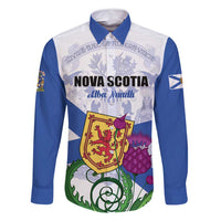 Personalized Canada Nova Scotia Province Family Matching Long Sleeve Bodycon Dress and Hawaiian Shirt One Defends and The Other Conquers