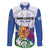 Personalized Canada Nova Scotia Province Family Matching Off The Shoulder Long Sleeve Dress and Hawaiian Shirt One Defends and The Other Conquers